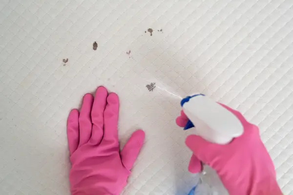 como tirar mancha de sangue do colchão