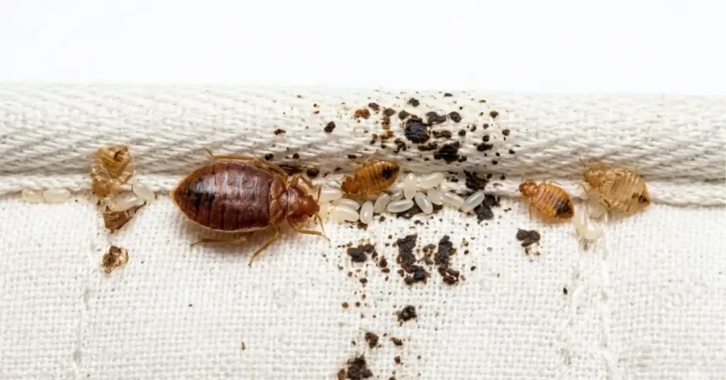 percevejo de cama no colchão