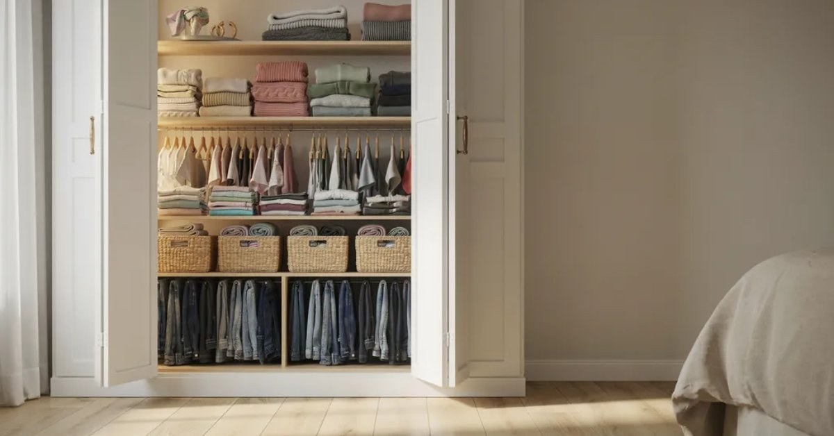 Como organizar cada tipo de peça no guarda-roupa